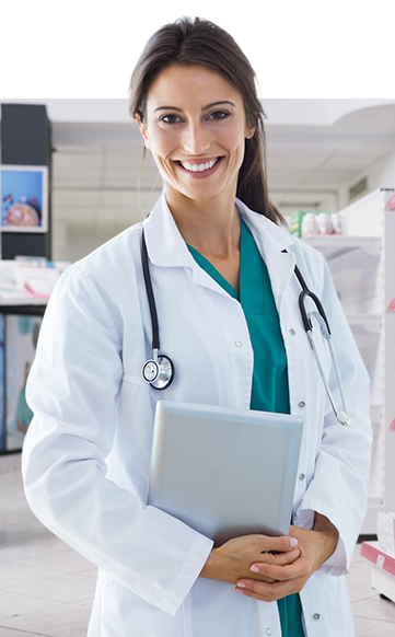 Doctor providing compassionate patient care at ABM Hospital