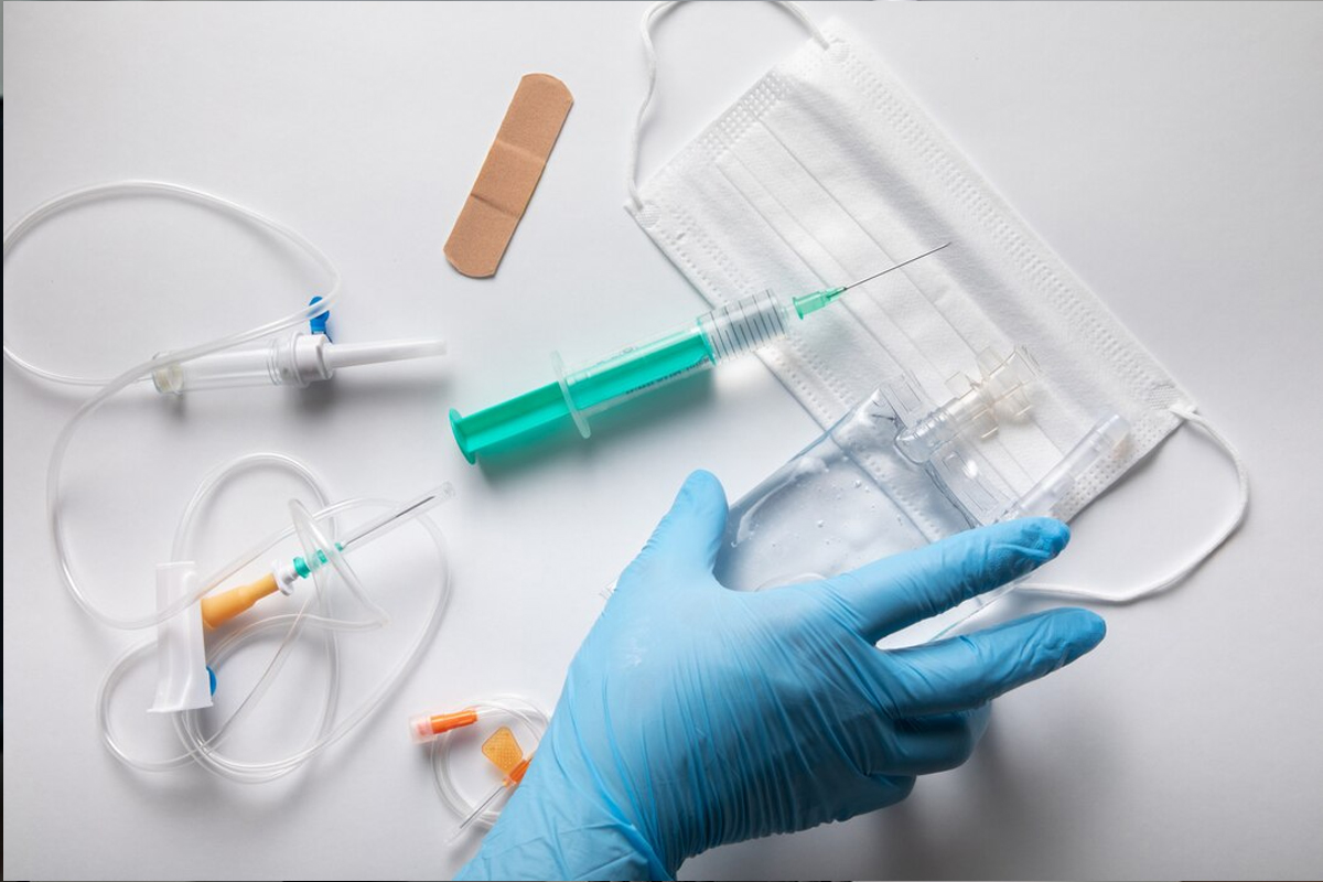 IV fluid administration at ABM Hospital